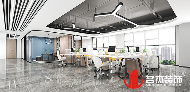 開(kāi)放辦公區(qū)設(shè)計(jì)效果