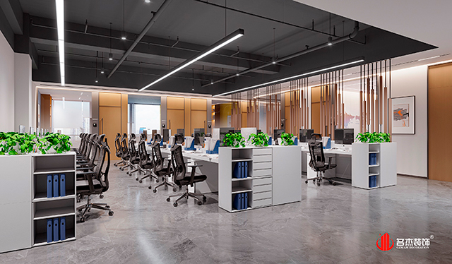 開放辦公區(qū)設(shè)計(jì)效果