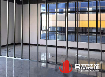 力海辦公室設計裝修項目緊張施工中