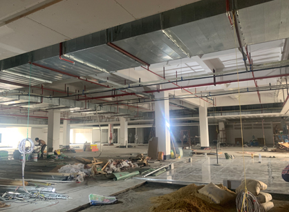 巡工地日記，英達(dá)輝藥業(yè)辦公室裝修項目進(jìn)行中