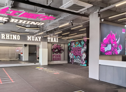 粉紅犀牛泰拳館裝修項目圓滿完工